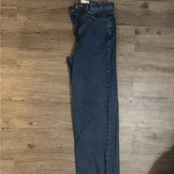 Universal Thread Womens Dark Blue Highest Straight Jeans - Picture 1 of 5